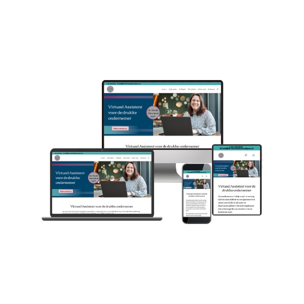 Mock up website support De Virtuele Duizendpoot 