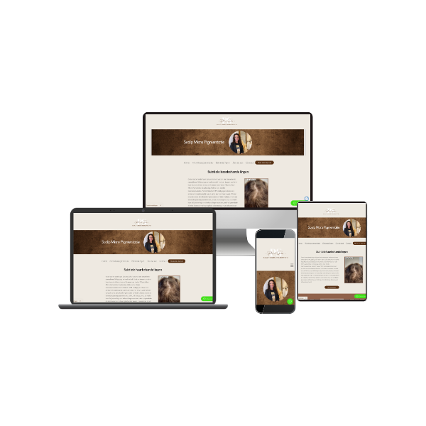 Mock up website support Perfect Shades SMP